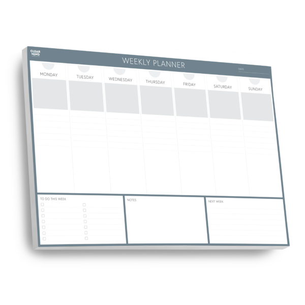 Productivity Planner - Dark Matte Cover - Clear Mind Concepts