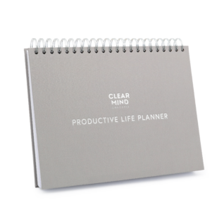 Productive Life Planner Light Linen - Daily Goal Setter & Time Manager