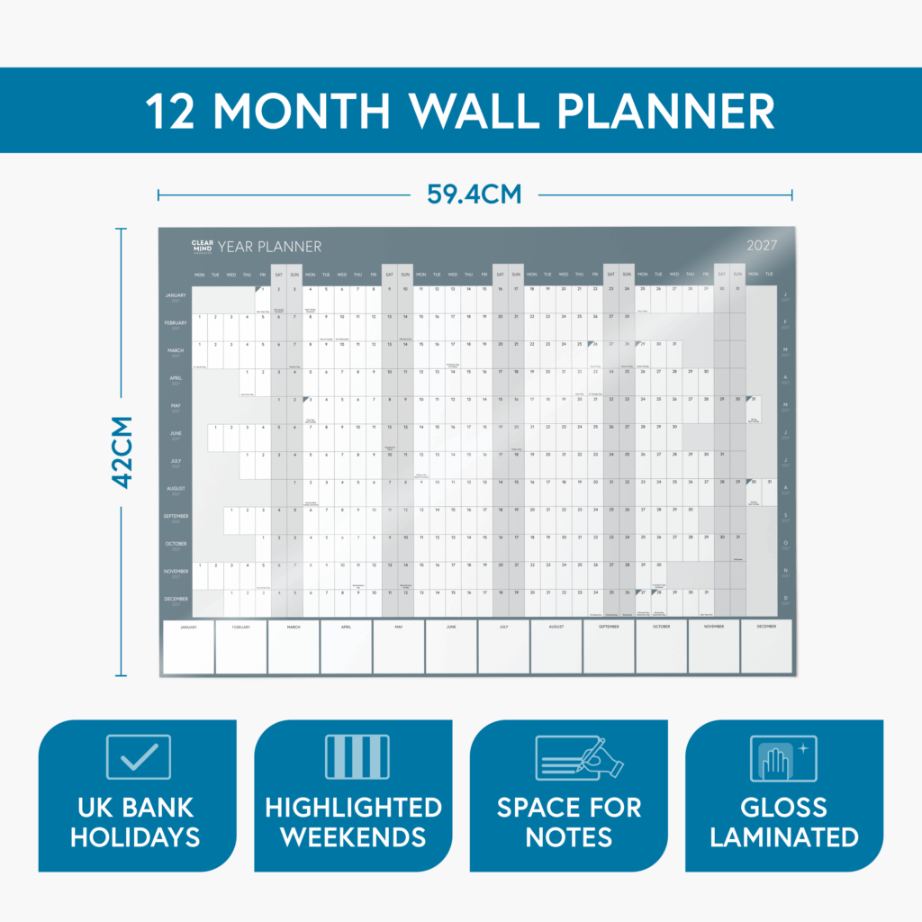 02_2027-A2-Laminated-Rolled-Year-Wall-Planner-Calendar-Clear-Mind-Concepts_With-Tube-and-Sticky-Dots